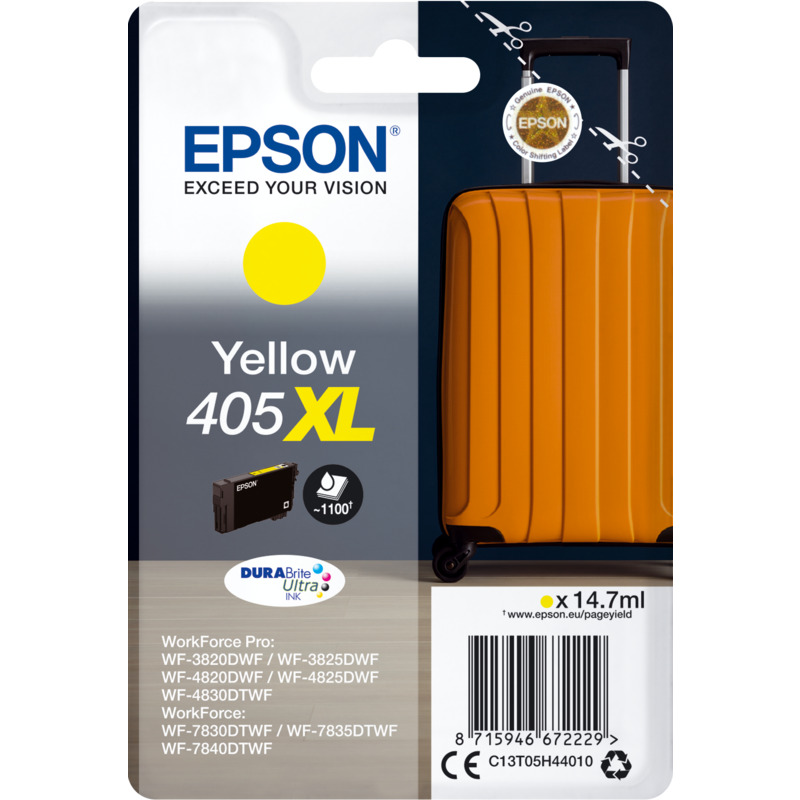 Epson 405XL Tintenpatrone, gelb
