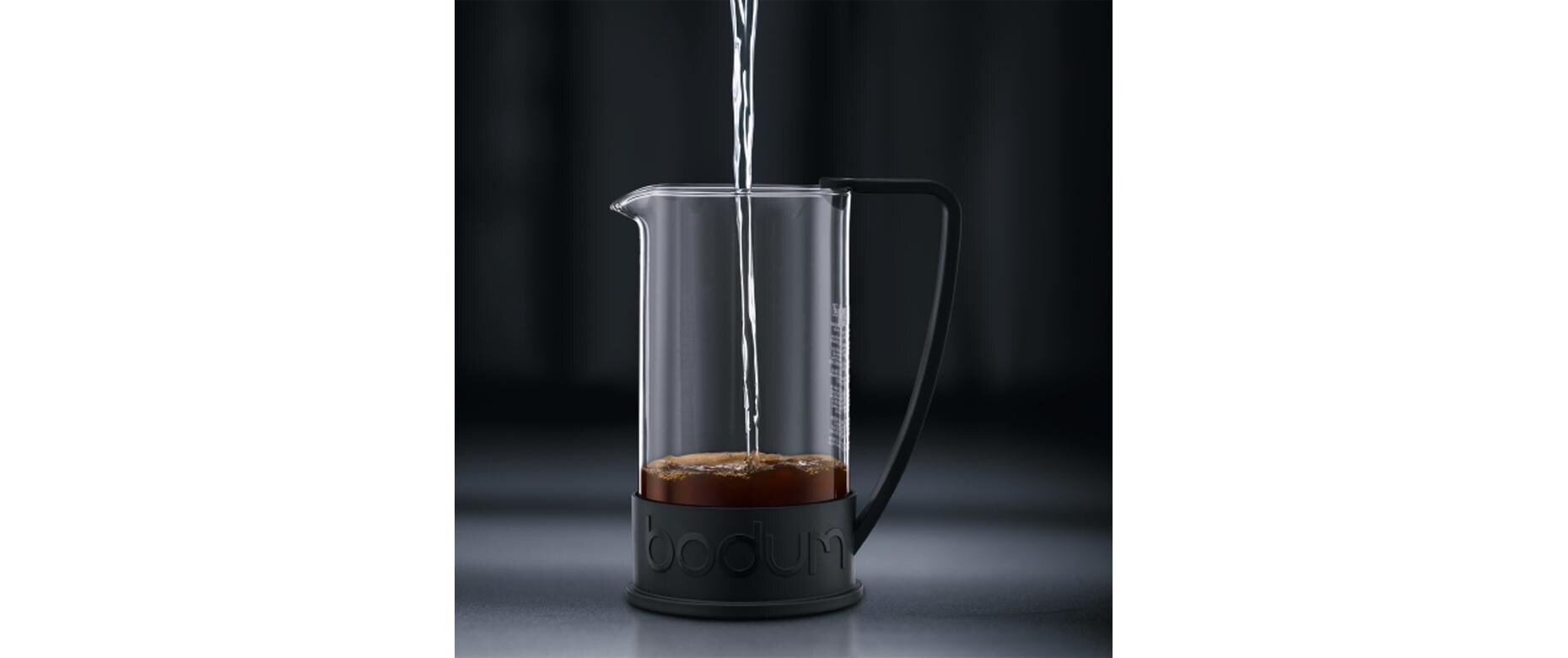 Kaffeebereiter Brazil Schwarz, 1 lFrench-Press-Kaffeebereiter 8 Tassen