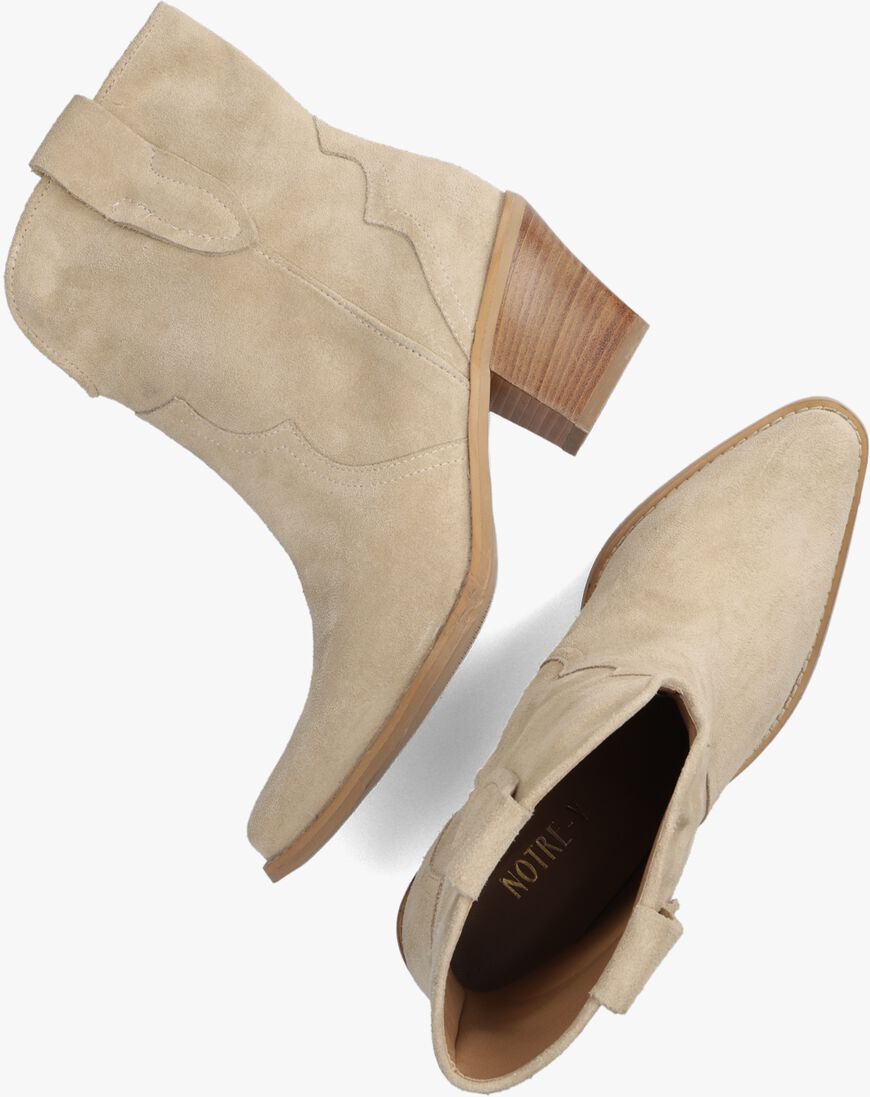 NOTRE-V beige notre-v enkellaarsjes 06 371