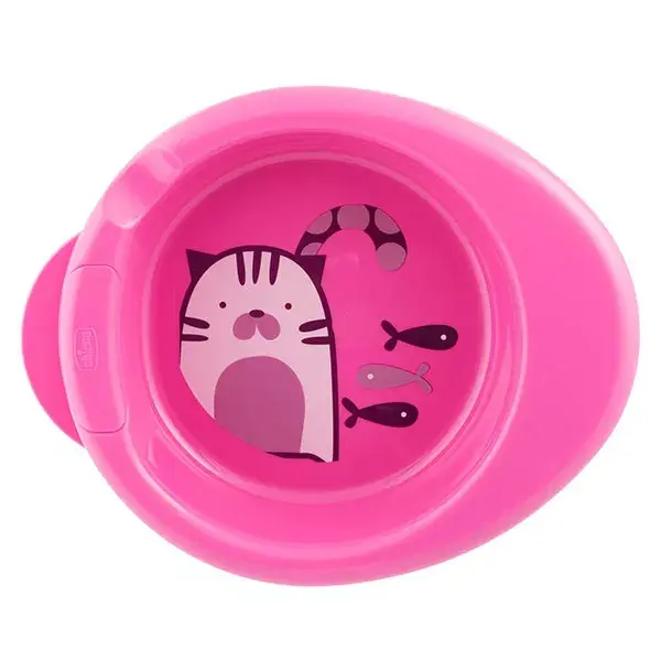 Prato aquecedor 2 em 1 Chicco +6m Rosa
