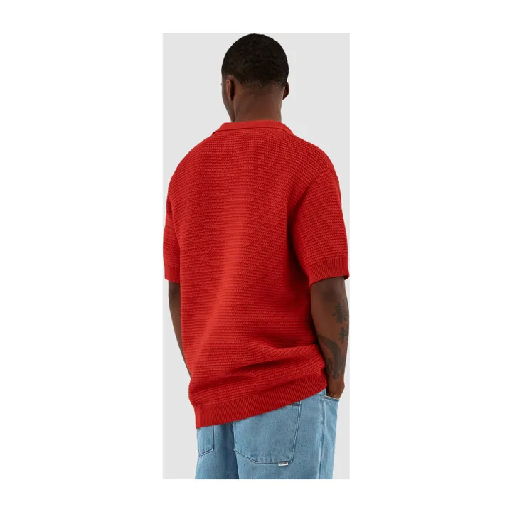Arte Antwerp Polo Futebol Knit | Rouge