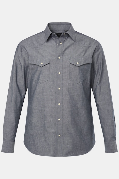 Hemd, Langarm, Cowboy, Kentkragen, Modern Fit, bis 8 XL