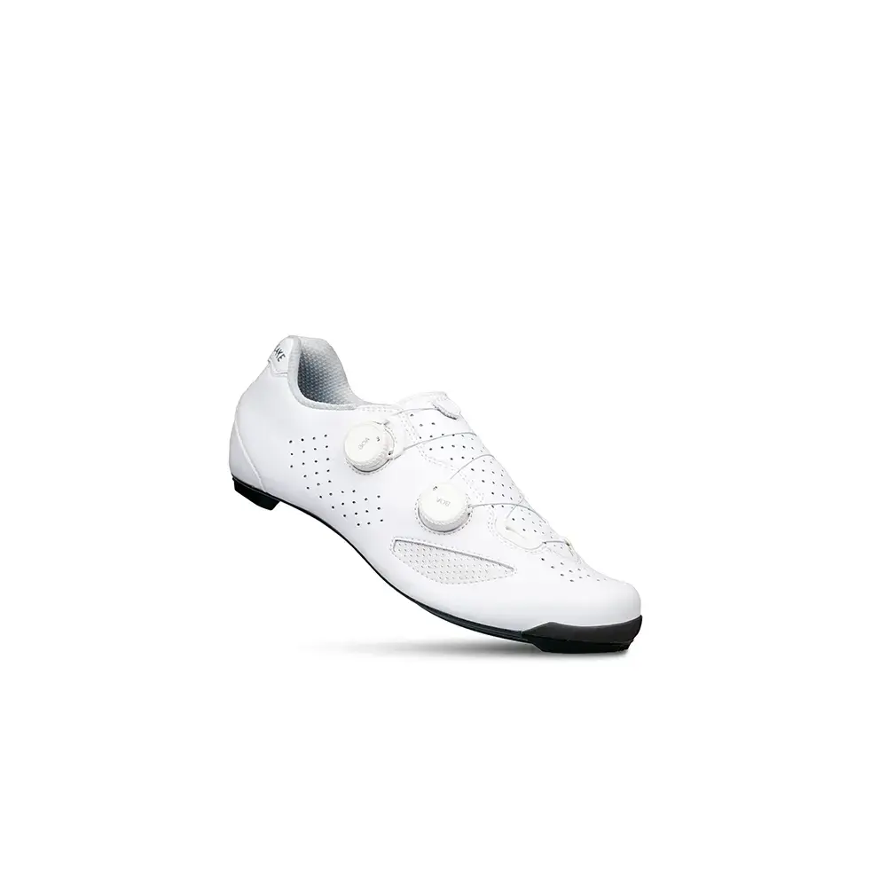 Lake CX239 Wide Wielrenschoenen Wit/Wit Clarino Heren