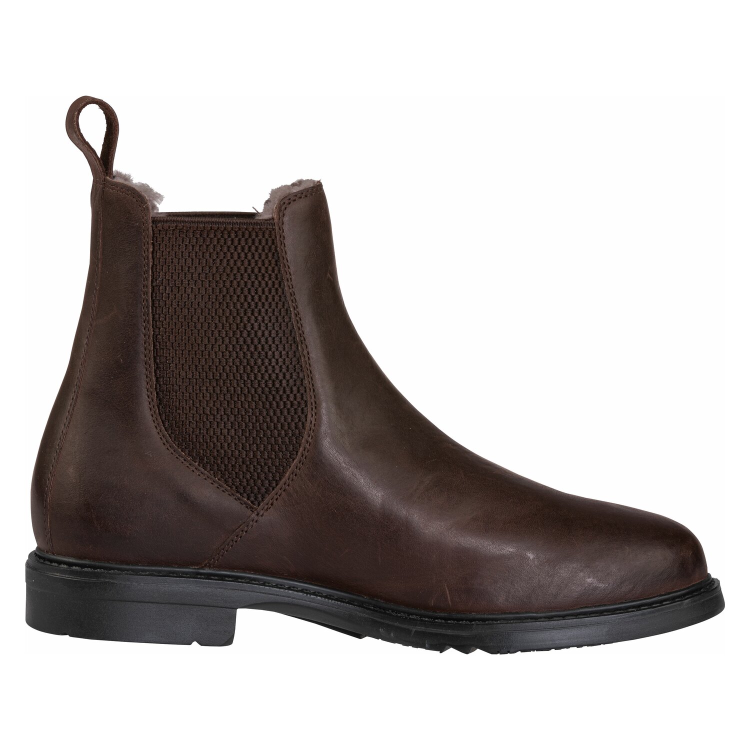 Loesdau Jodhpurstiefel mit Lammfell - braun