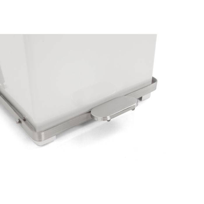 Afvalbak Industriele pedaalemmer V-part 45 liter Wit Vepa Bins (VB058112)