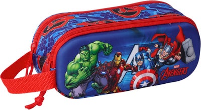 Marvel Avengers 3D Dobbeltpennal, Blå