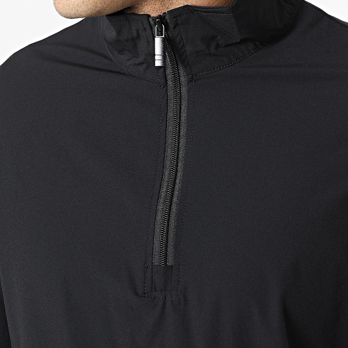 Ensemble De Survetement Veste Col Zippé Pantalon Jogging Noir