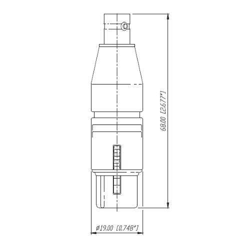 Neutrik NA2FBNC adapter XLR female - BNC female