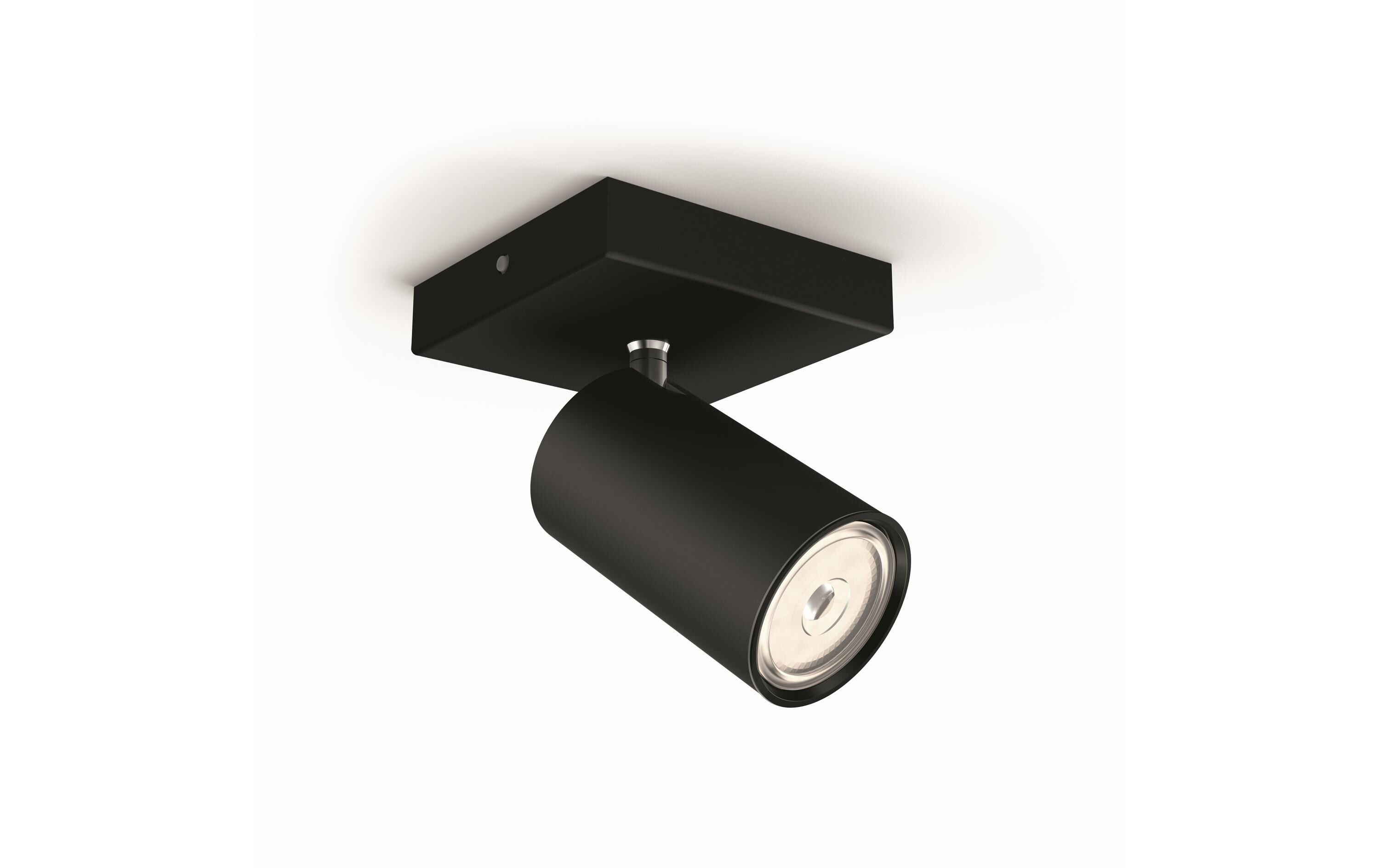 Aufbauspot Kosipo GU10, 5.5W, SchwarzMyLiving Aufbauleuchte mit beweglichem Leuchtenkopf