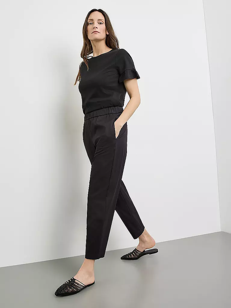 GERRY WEBER Businesshose schwarz