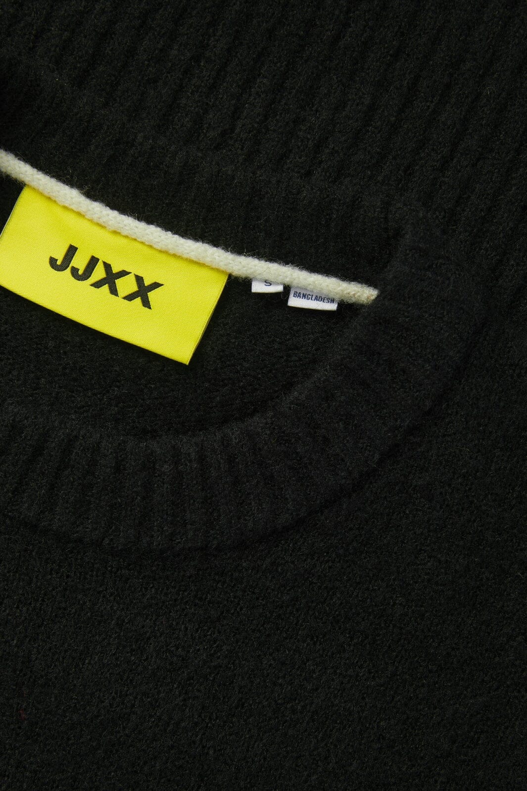 Jjxx Jxoline Diverse Dress Knit 12268051 4641064 black moonbeam neck piping