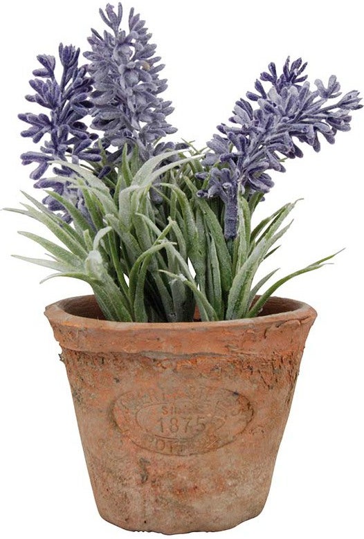 Esschert Design kunstplant Lavendel in pot D 8,9 H 15 cm