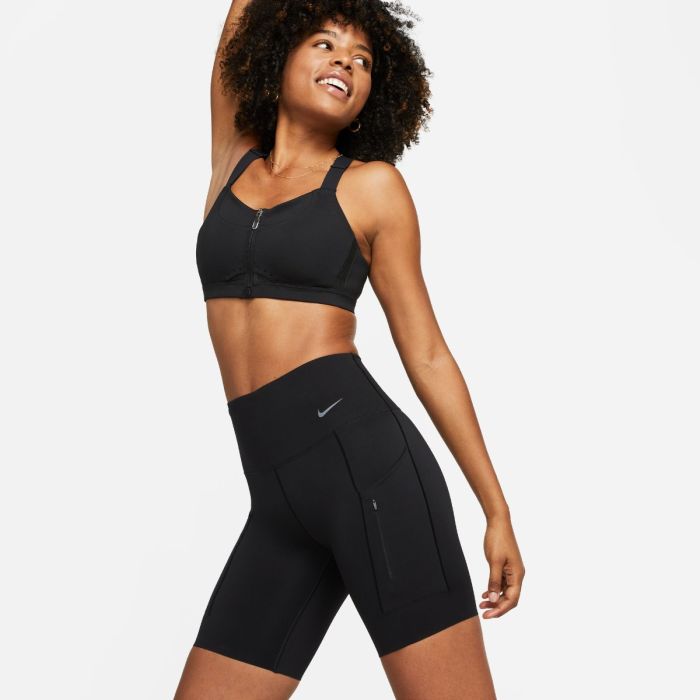 Nike Dame Korte tights High Waisted 8 Inch Short Tight Sort