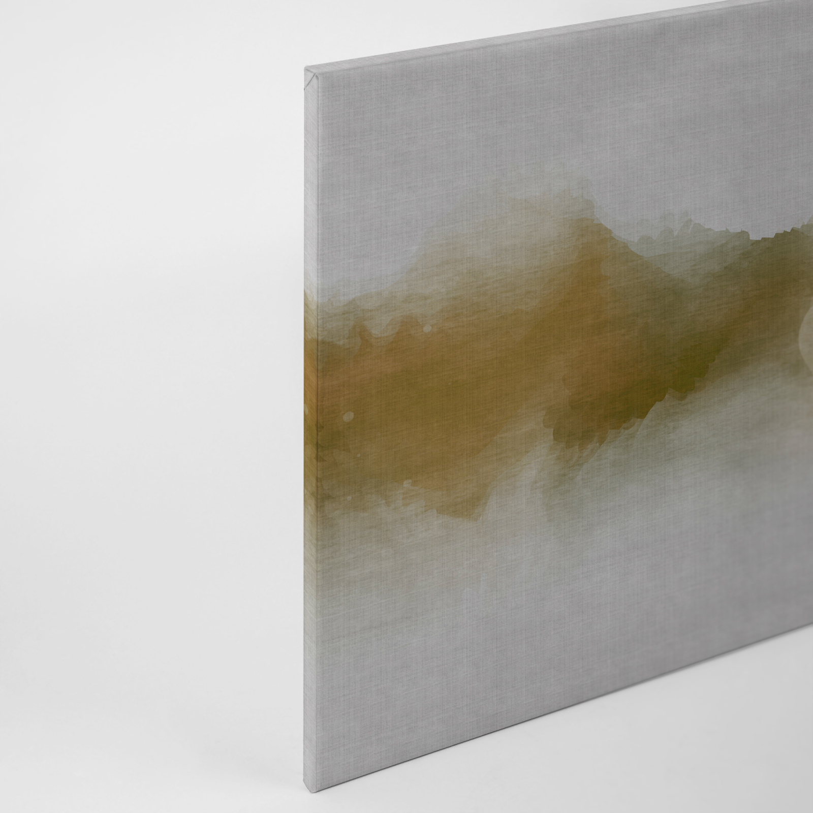 Leinwandbild DAYDREAM - gelb-grau - 90x60 cm