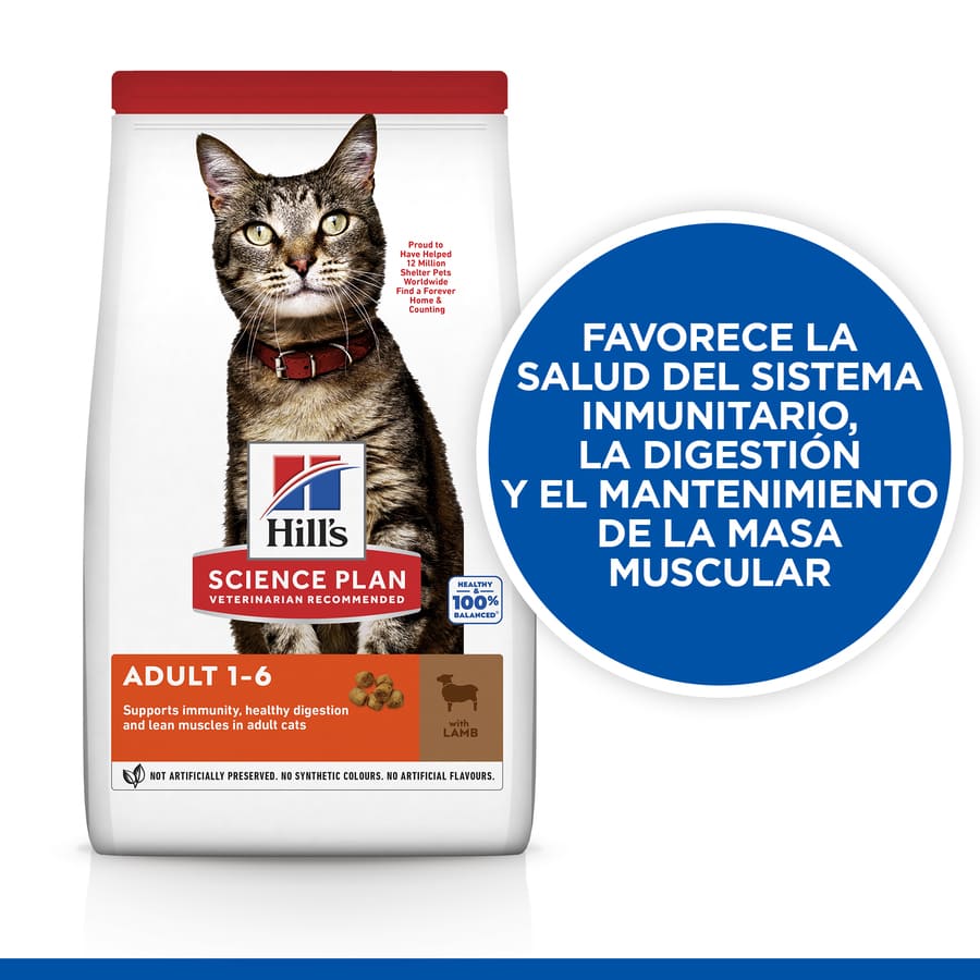 Ração para gatos Hill's Science Plan Adult Lamb