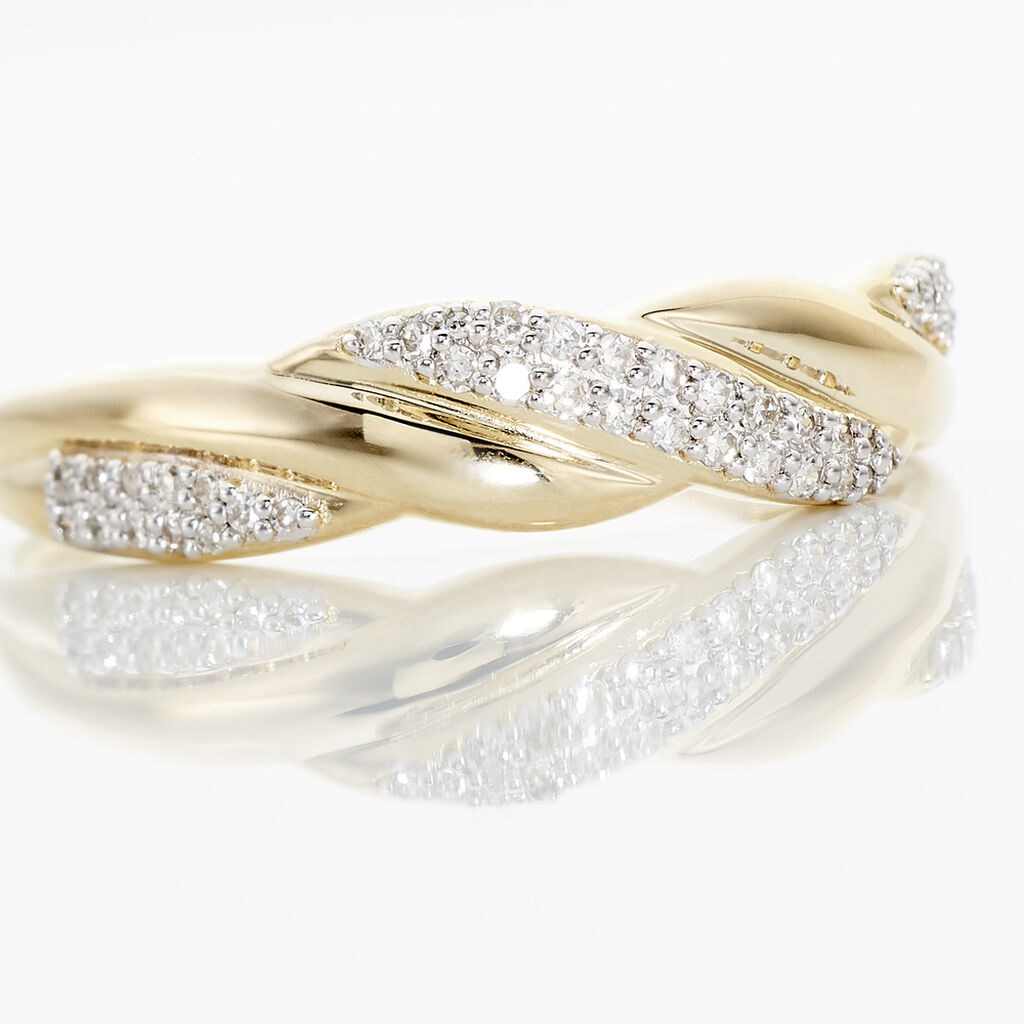 Bague Admète Or Jaune Diamant