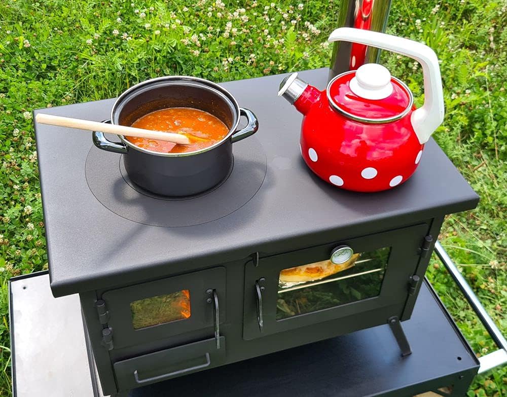 Outdoor-Küchenofen Garten-Kamin Gartenküche ERNA Gartenofen Pizzaofen Grillkamin Holzbackofen