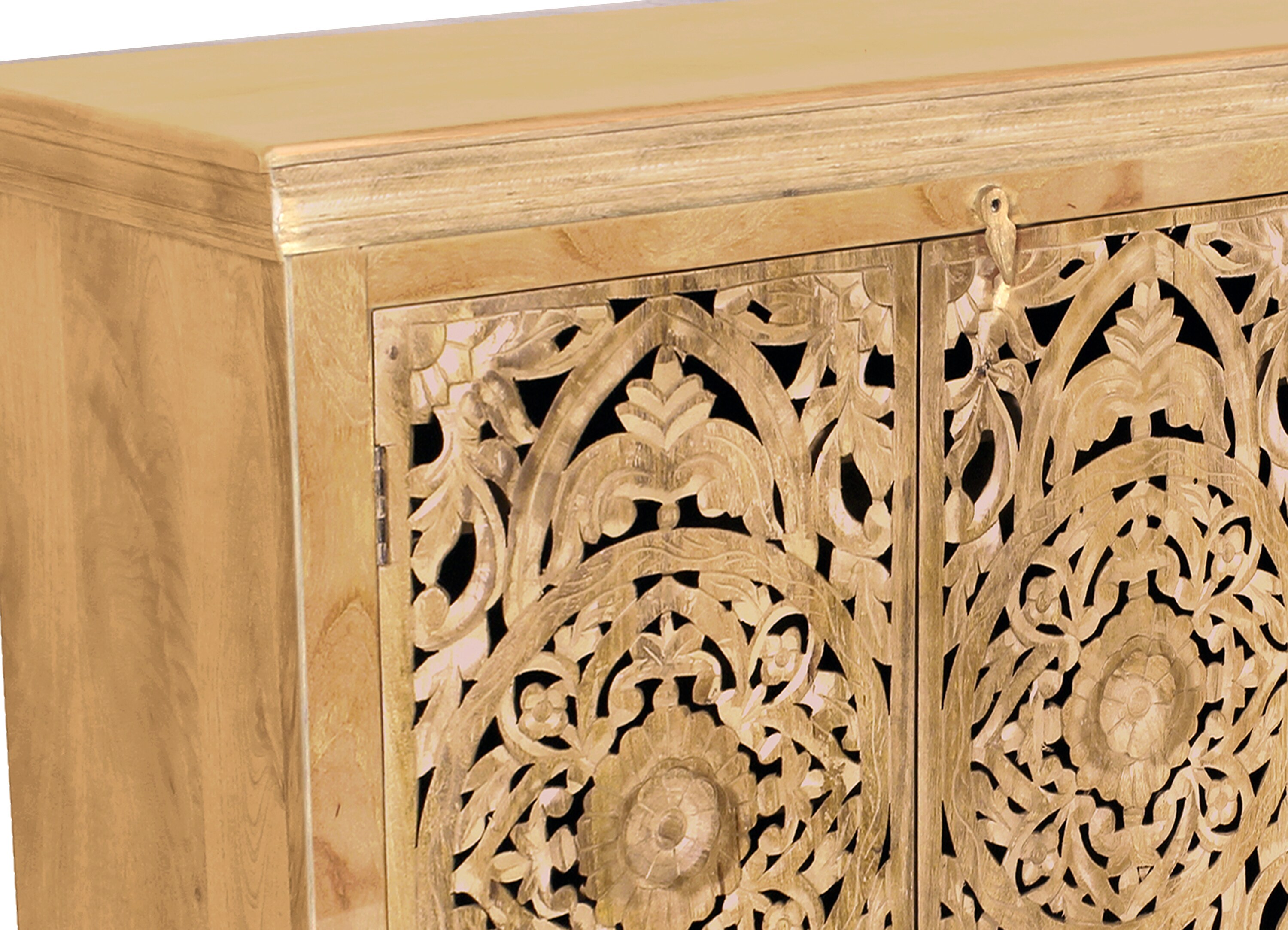Sideboard Lakadee Mangoholz Kommode Wohnzimmer Esszimmer Schrank Highboard