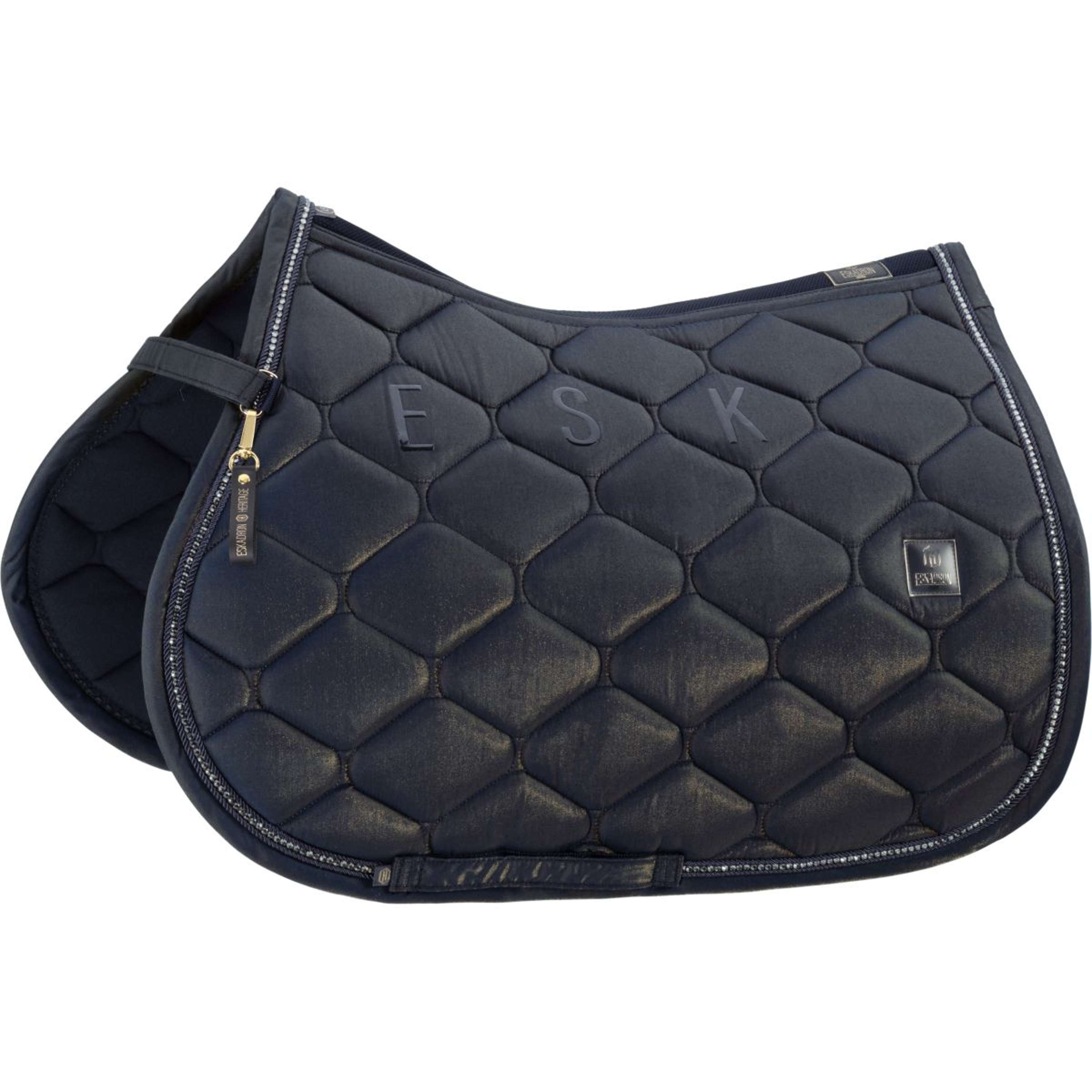 Eskadron Zadeldekje Heritage Glam Crystal Veelzijdigheid Navy