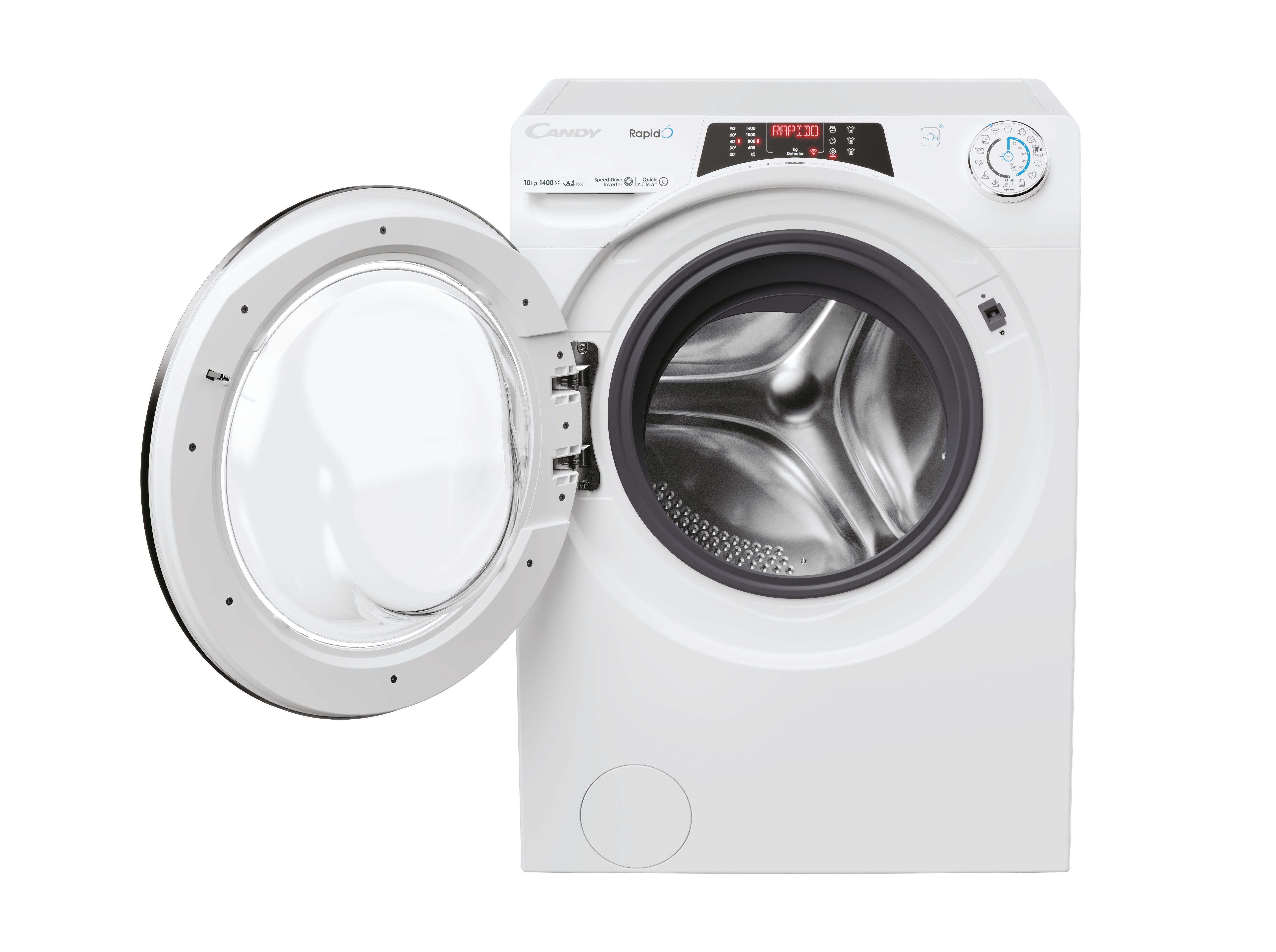 MÁQUINA LAVAR ROUPA CANDY RO 4106DWMC7/1-S - BRANCO A 10KG