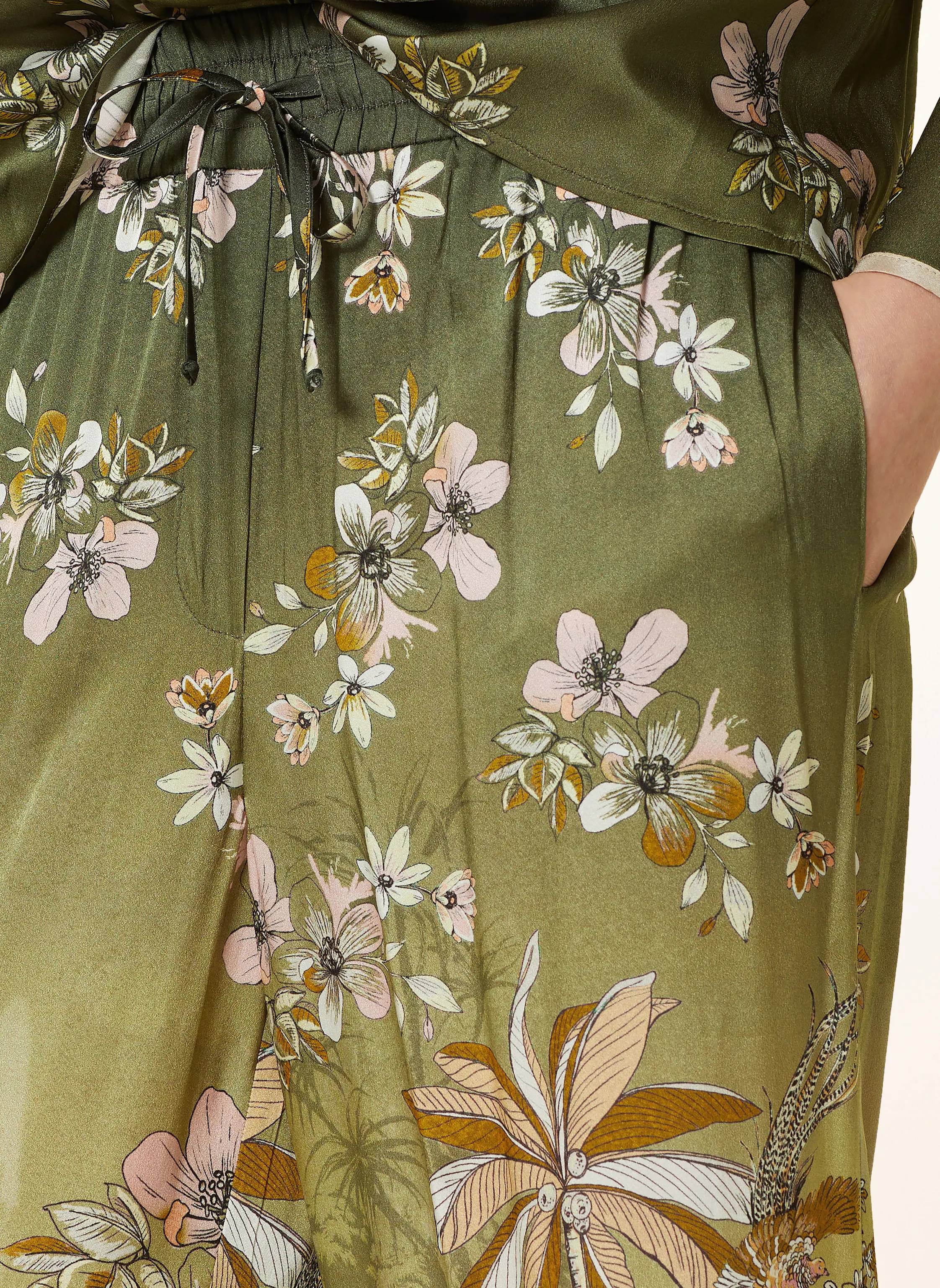 SEM PER LEI Marlenehose aus Satin
