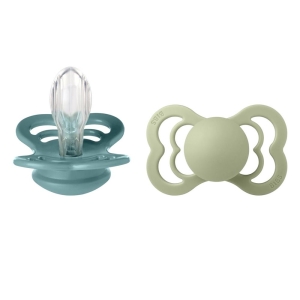 BIBS Supreme Silicon Symmetrical 6-12m island sea sage, 2 Stück