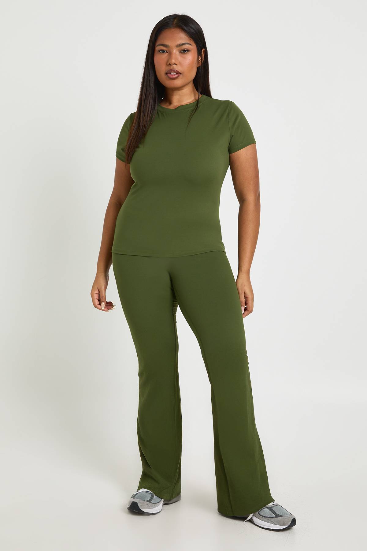 boohoo Legging Évasé Taille Haute Plus Super Doux