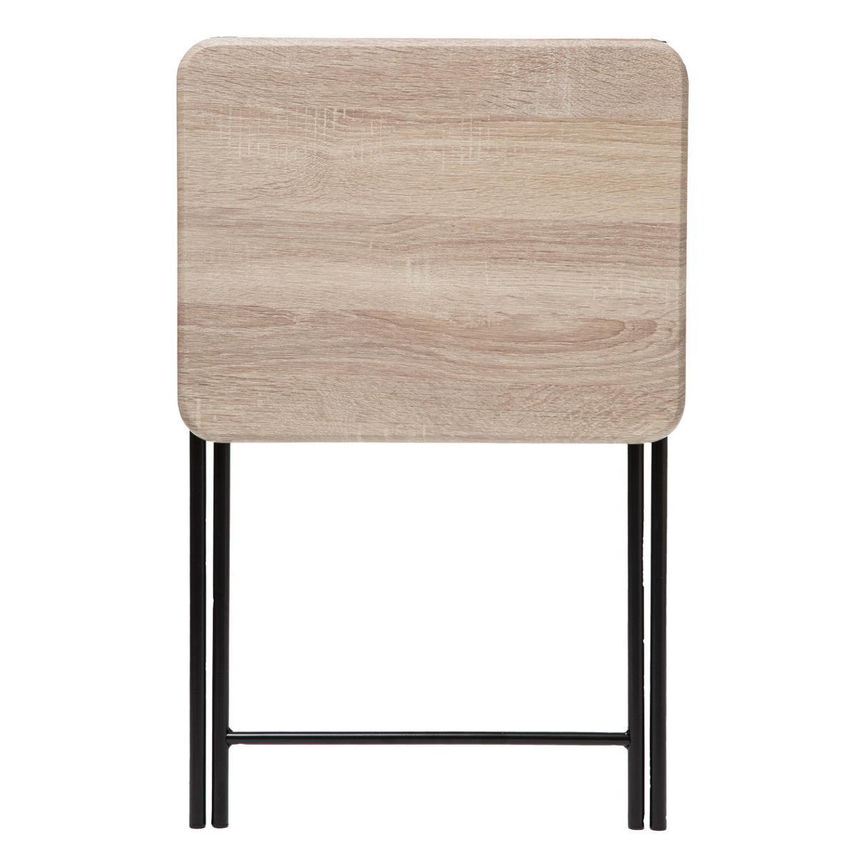 TABLE PLIANTE 48X38CM BOIS H.64CM