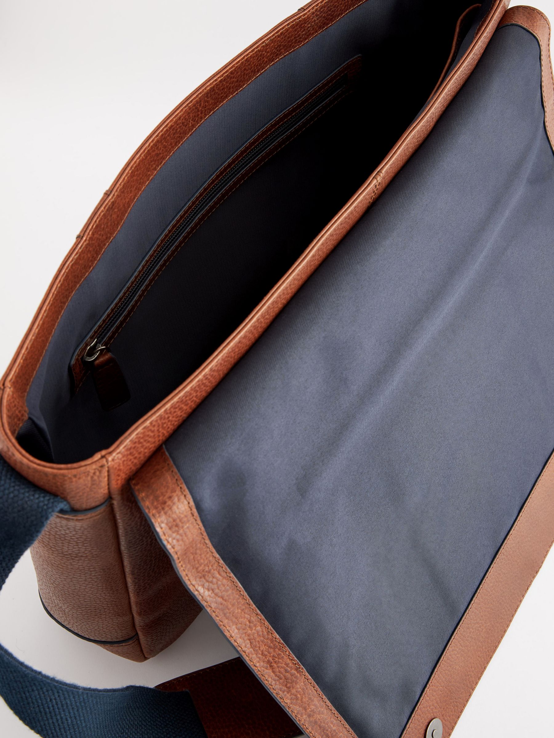 Lichtbruin - Messenger-tas