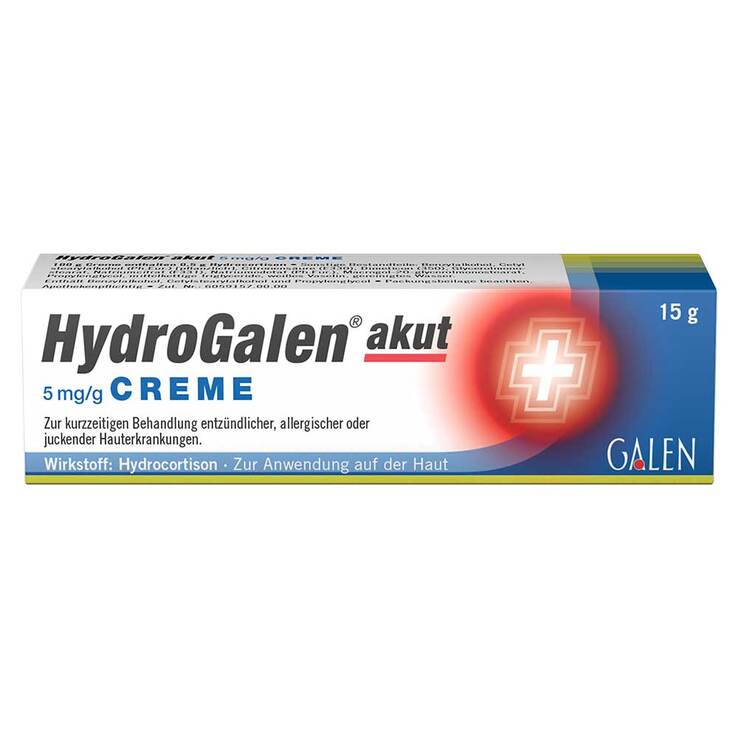 HydroGalen® akut 5 mg/g Creme, 15 g