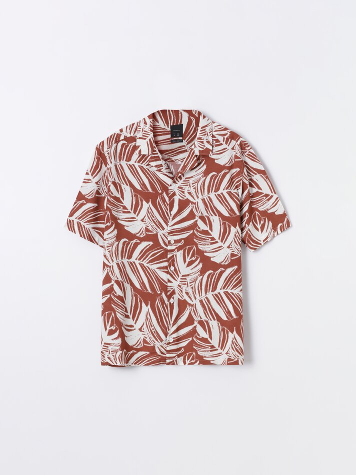 Camisa fluida para resort - Caldero