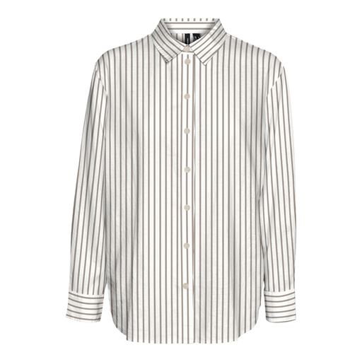 Vero Moda Linn Skjorte, Snow White/Moon Rock, M
