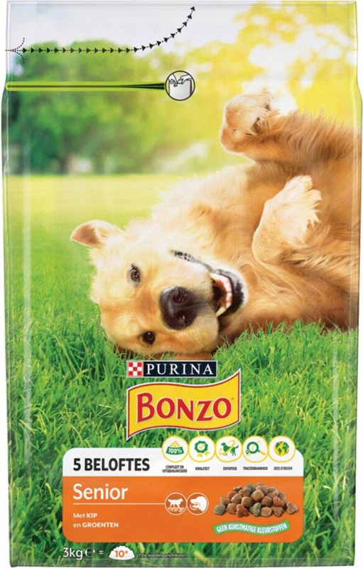 Bonzo Senior - Hondenvoer - 3 kg