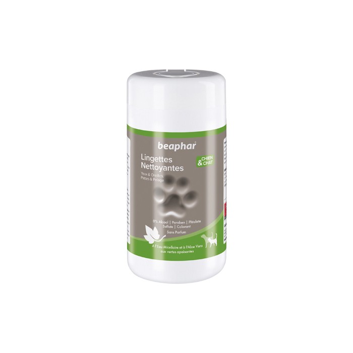 Lingettes nettoyantes à l'aloe vera