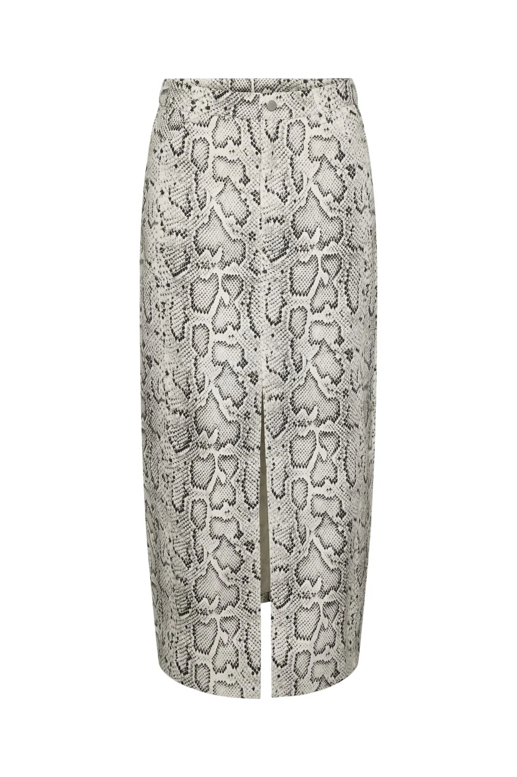 Pieces Pcjessica Ankle Skirt Jit 4640880 bright white snake print