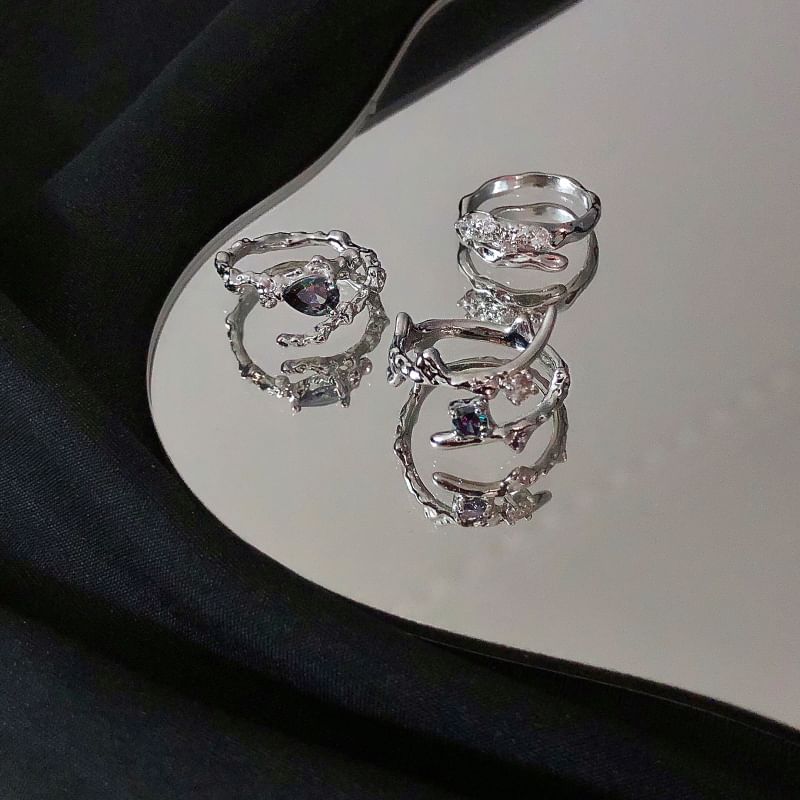 Wandoli - Strass ring / set