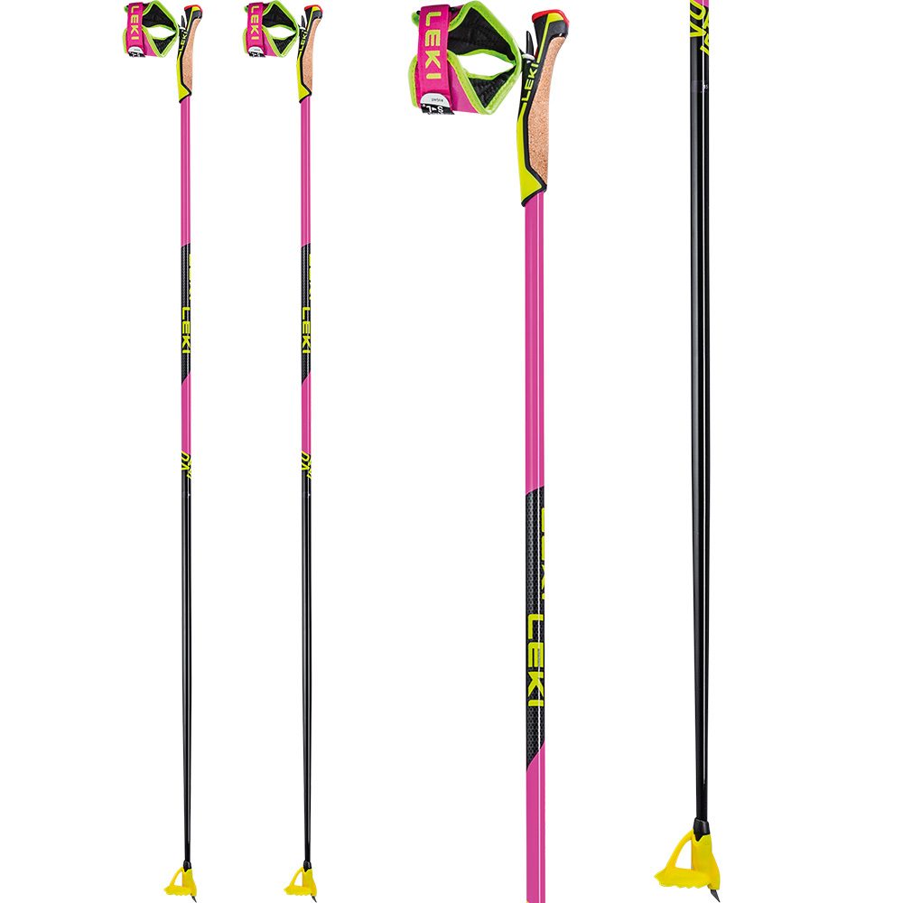 LEKI PRC 750 Langlaufstöcke neon pink