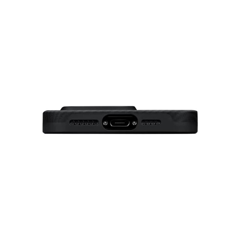 iPhone 15 Pro Max MagEZ Pro 4 MagSafe Case Aramid Schutzhülle (KI1501PMPA) - Schwarz / Grau (Carbon)
