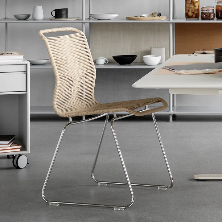 Montana - Panton One Stuhl, Clark / schwarz