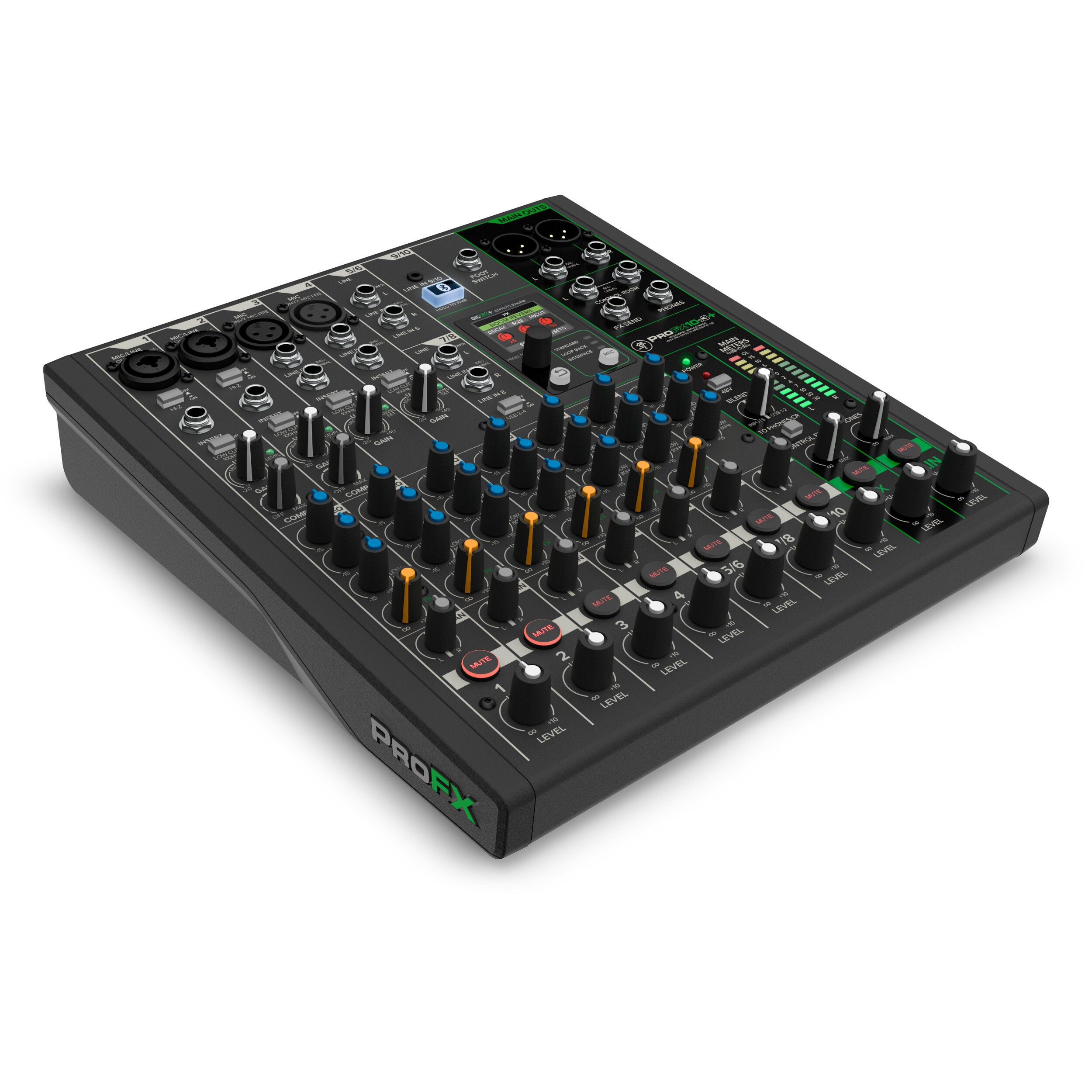 Mackie ProFX10v3+ FX-mixer met USB-interface