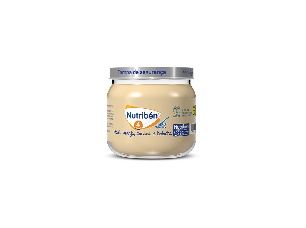 BOIÃO NUTRIBEN LARANJA BANANA E BOLACHAS 120G