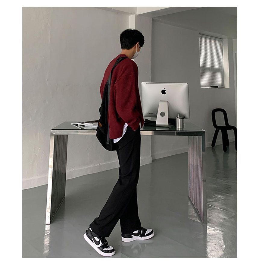 GRAYCIOUS - Hoge taille, effen, rechte broek