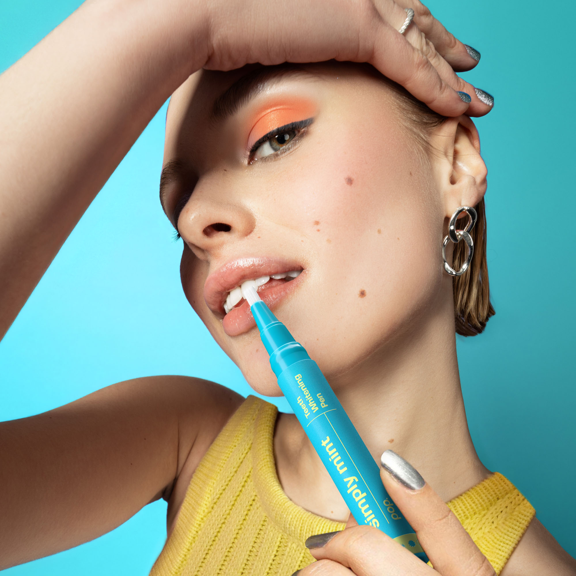 (4ml) Zahnbleaching Pop Teeth Whitening Pen zur Zahnaufhellung (SPCWPMI) - Simply Mint