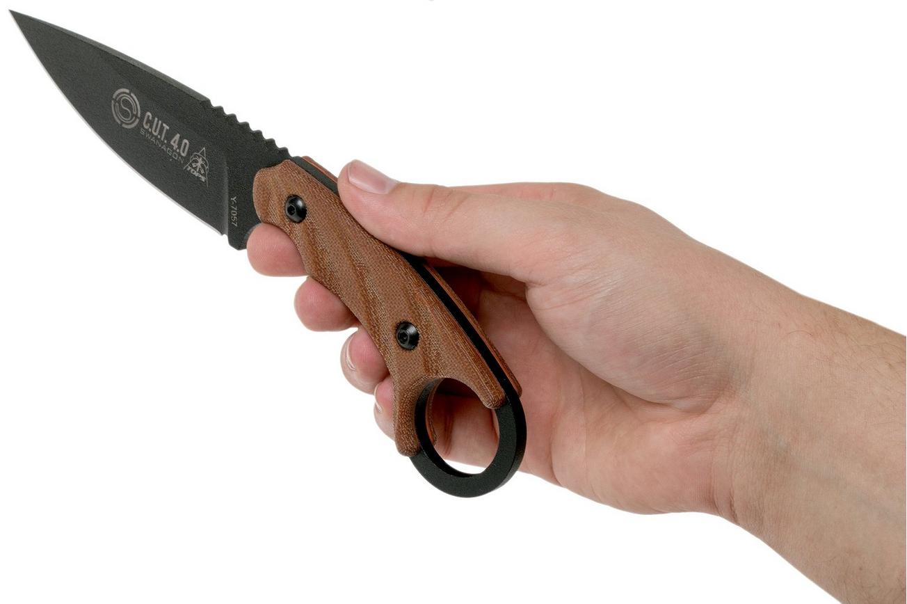 TOPS CUT 4.0 Combat Utility Tool CUT-40 vaststaand mes