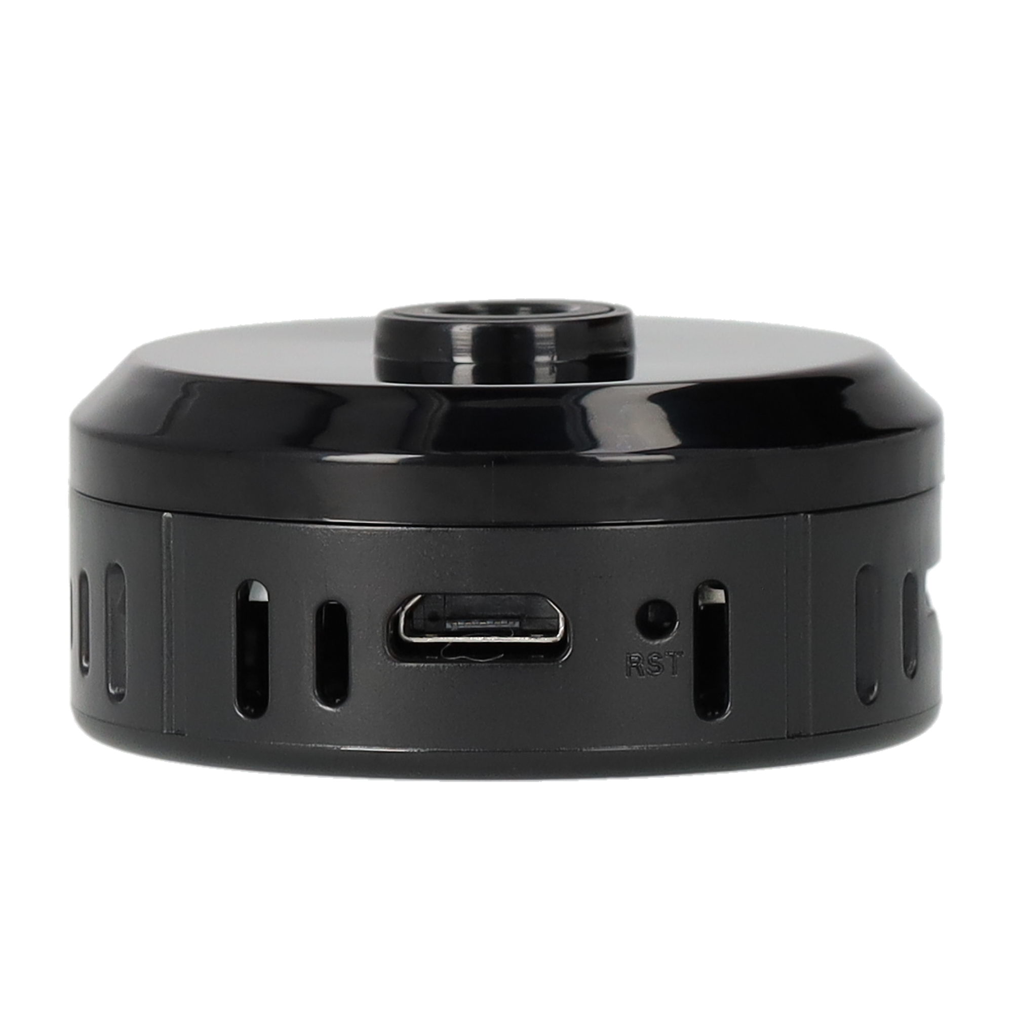 Mini Kamera Full HD 1080p und 140° Grad Weitwinkel / Nachtsicht   Micro SD Kartenslot (4 x 4cm) - Schwarz