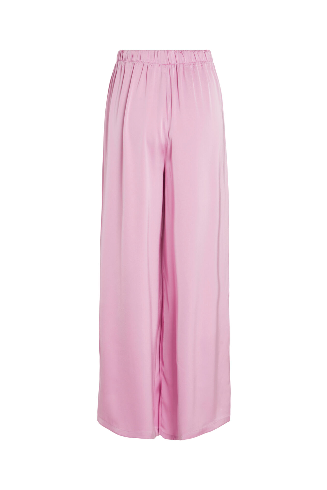 Calça de cetim Total Look Vila - Rosa