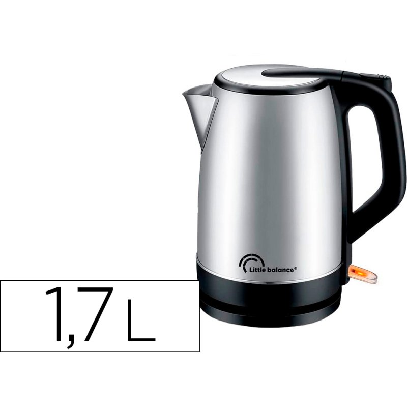 Bouilloire electrique inox 1,7l 2000w sansfil anti       calcaire