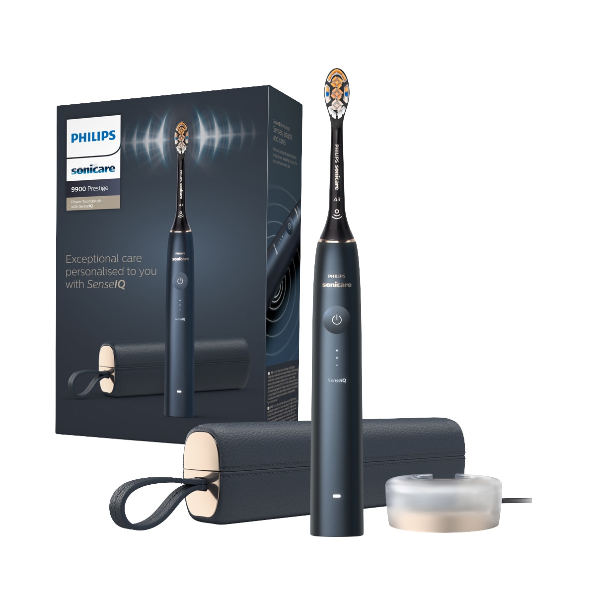 Philips Sonicare Prestige 9900 elektrisk tannbørste HX999212 (blå)
