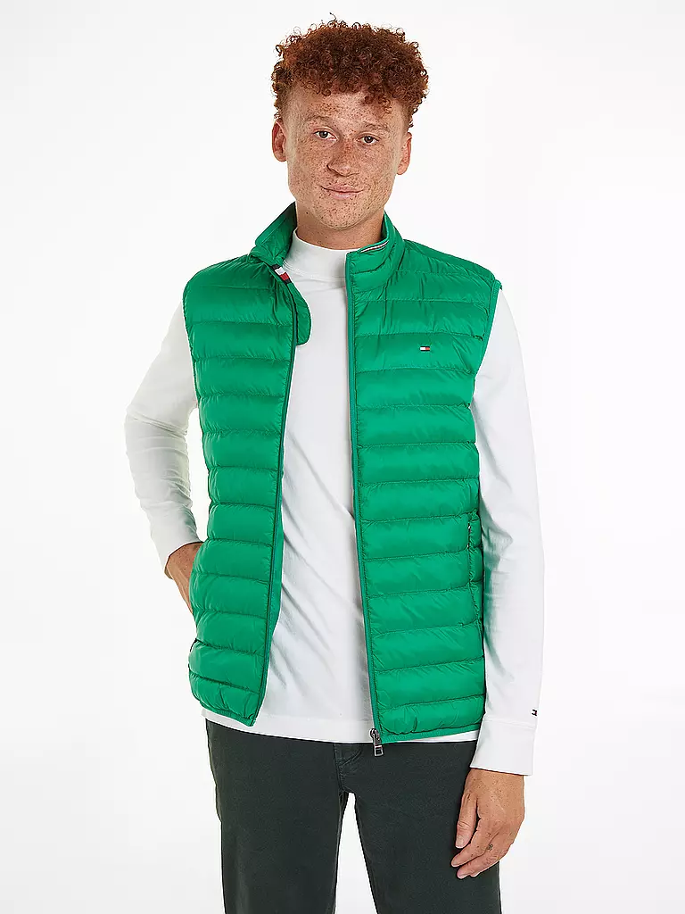 TOMMY HILFIGER Steppgilet  grün
