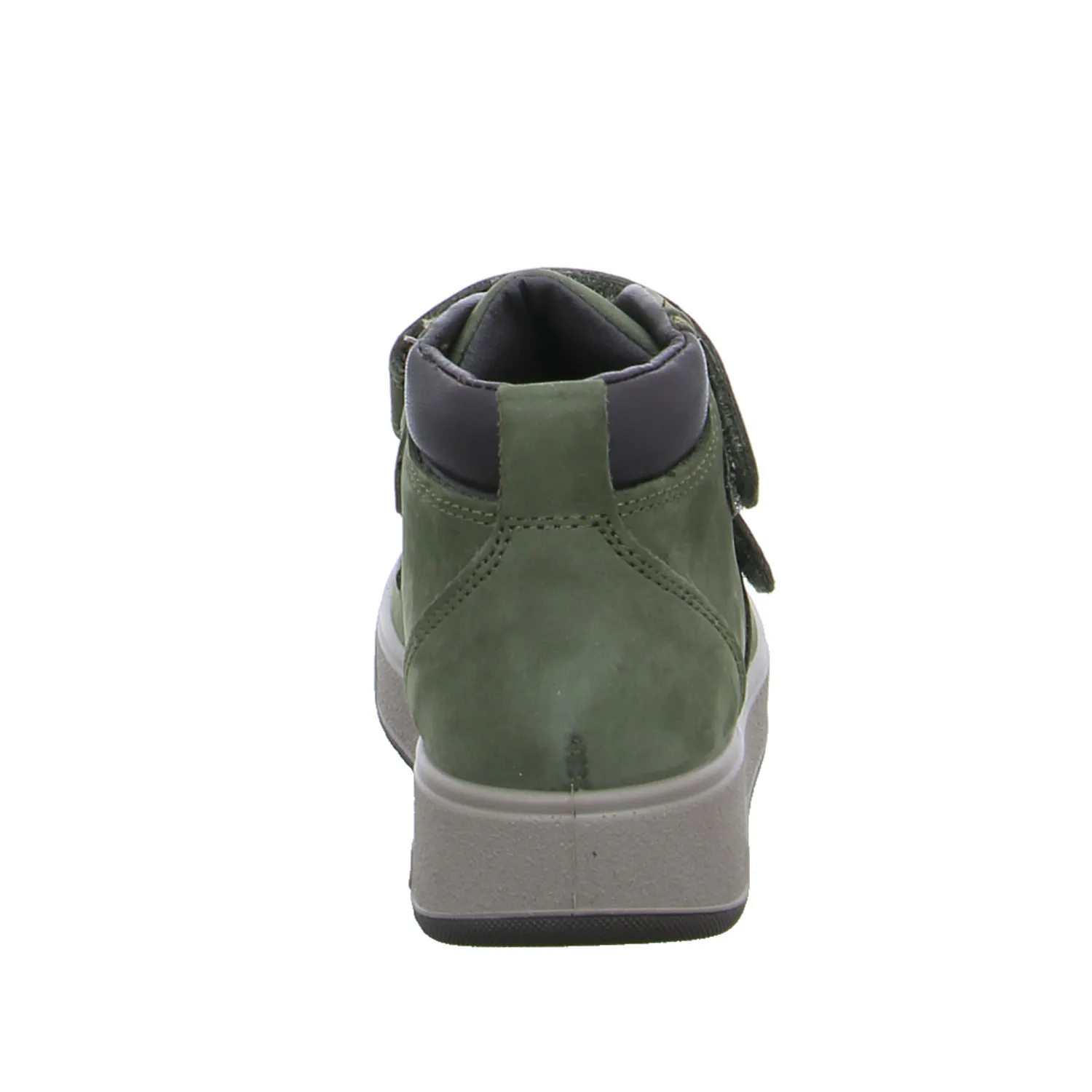 IMAC Kleinkinder-Halbschuh Klett Olive Leder  Stiefel